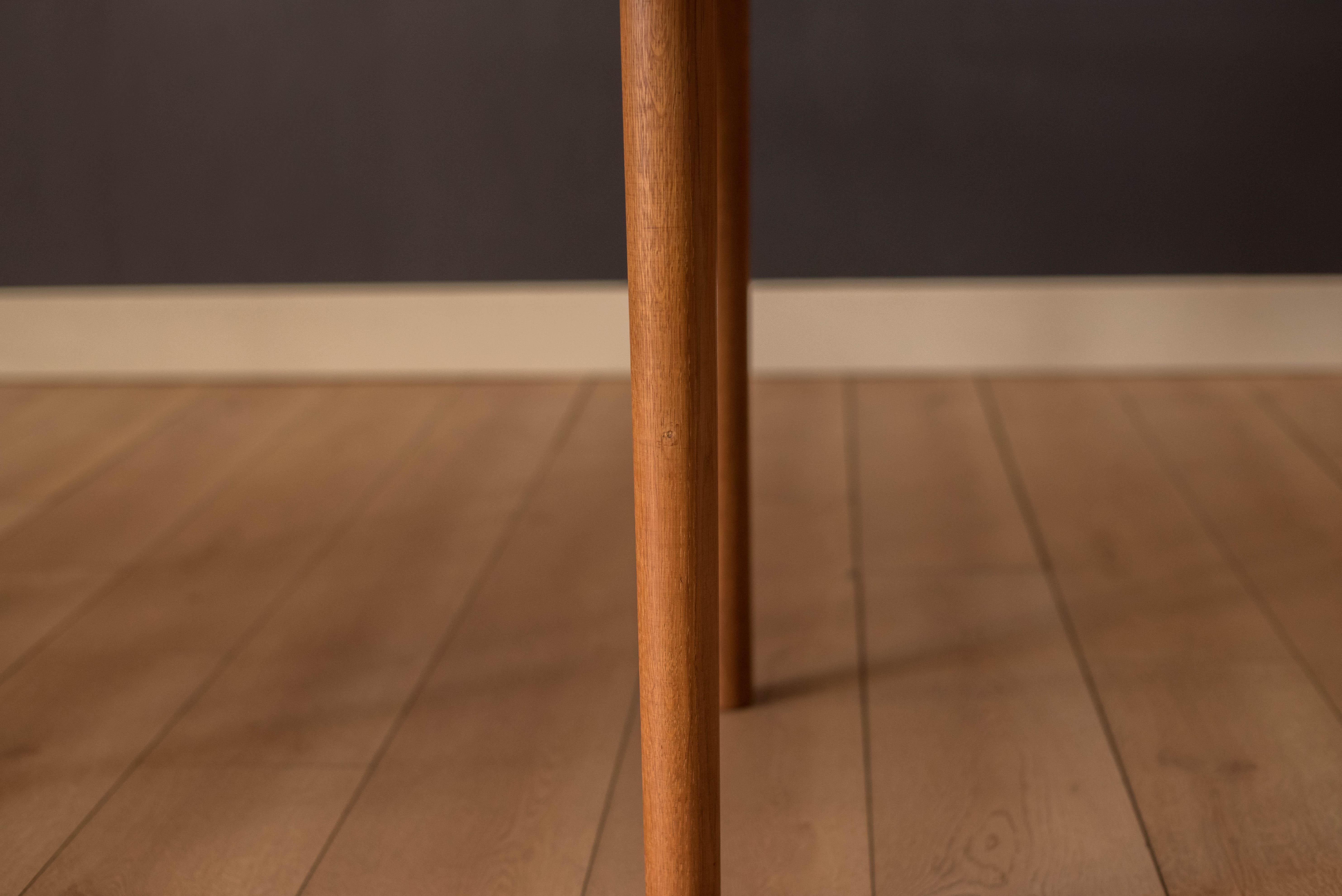 Vintage Danish Teak Drop Leaf Extension Dining Table by Borge Mogensen 12