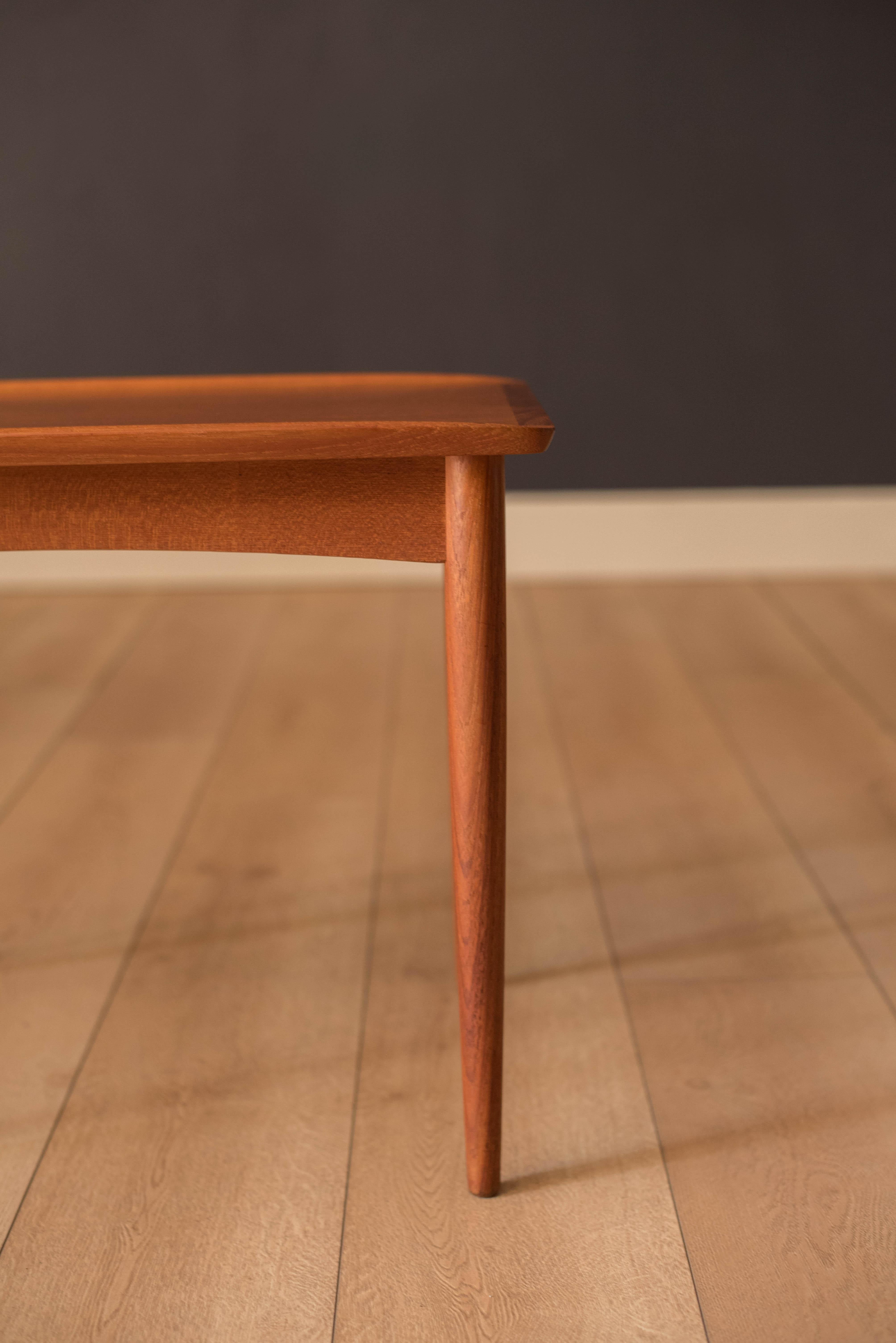 Mid-20th Century Vintage Danish Teak End Table by Møbelintarsia