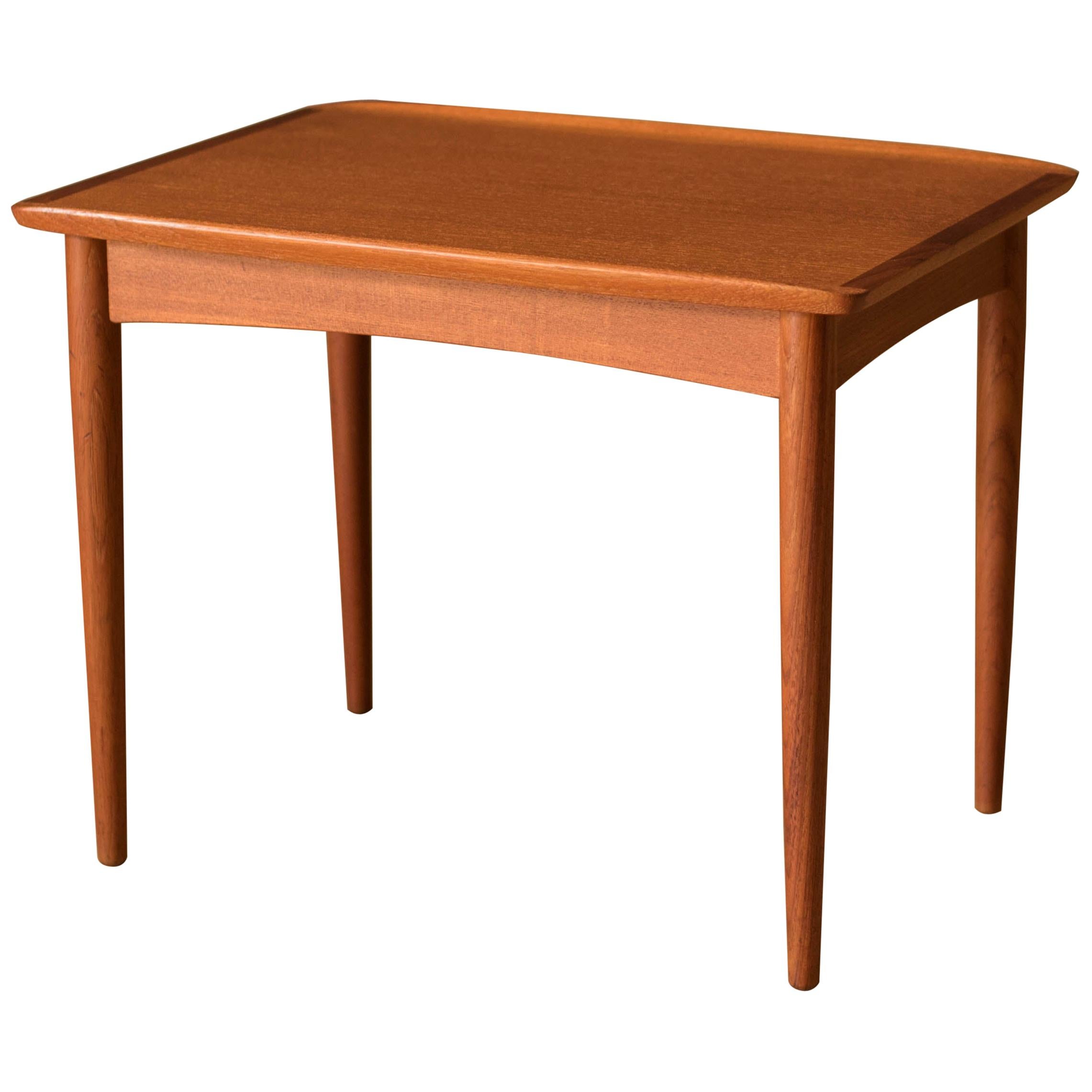 Vintage Danish Teak End Table by Møbelintarsia