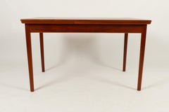 Vintage Danish Teak Extendable Dining Table, 1960s