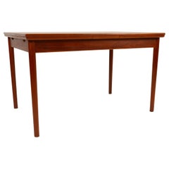Vintage Danish Teak Extendable Dining Table, 1960s