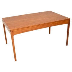 Vintage Danish Teak Extending Dining Table