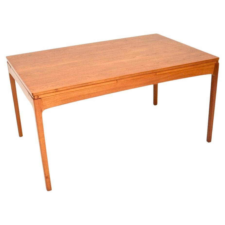 Vintage Danish Teak Extending Dining Table