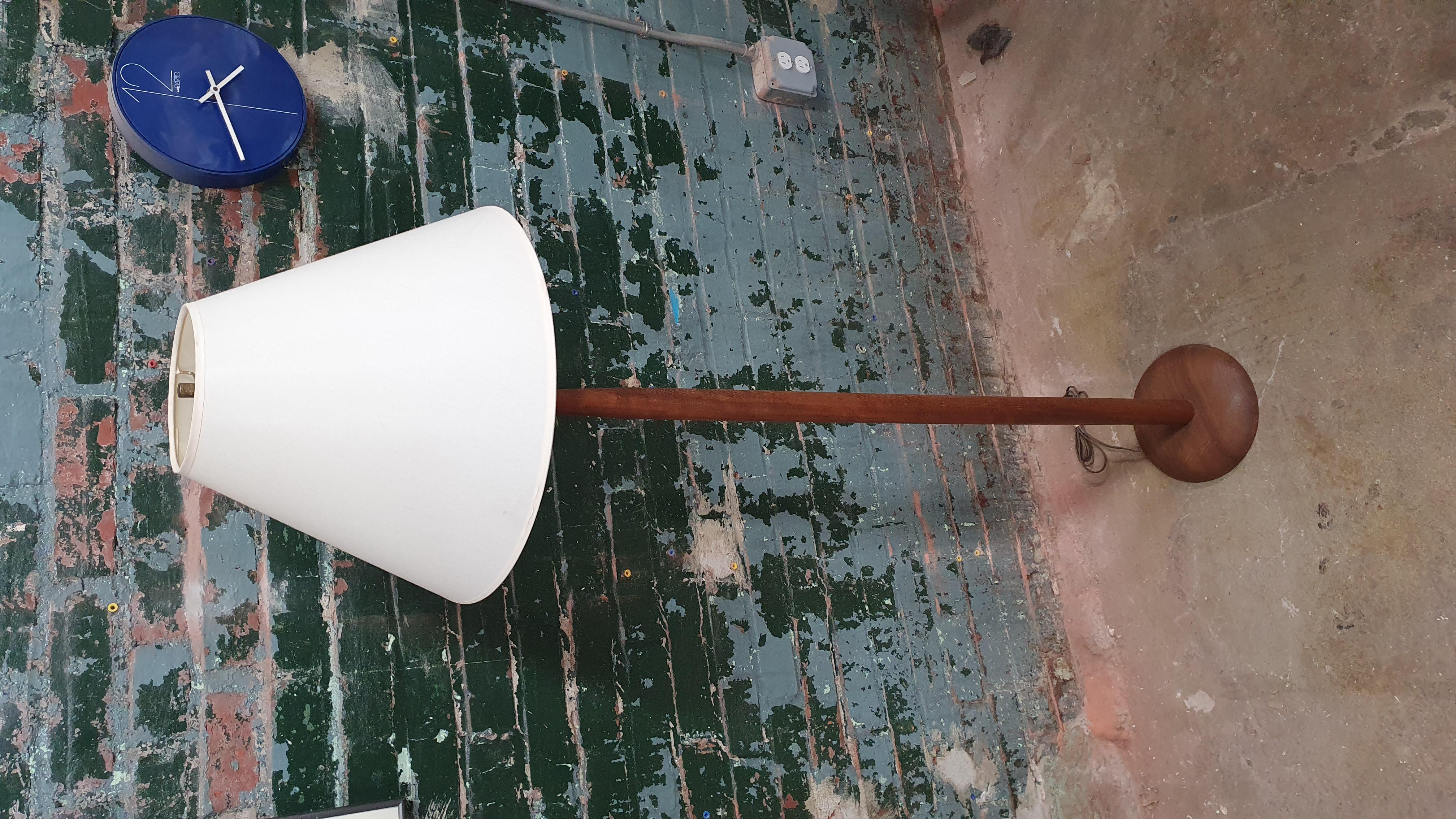 Vintage Danish Teak Floor Lamp 2
