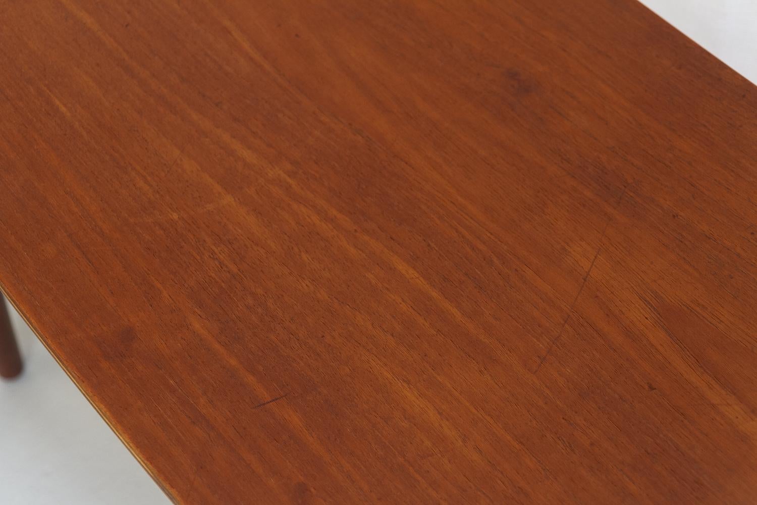 Vintage Danish Teak Fußhocker von Sigfred Omann für Ølholm 1950s. 2er Set. im Angebot 5