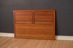 Vintage Danish Teak Full Headboard by Arne Vodder for Sibast Møbler