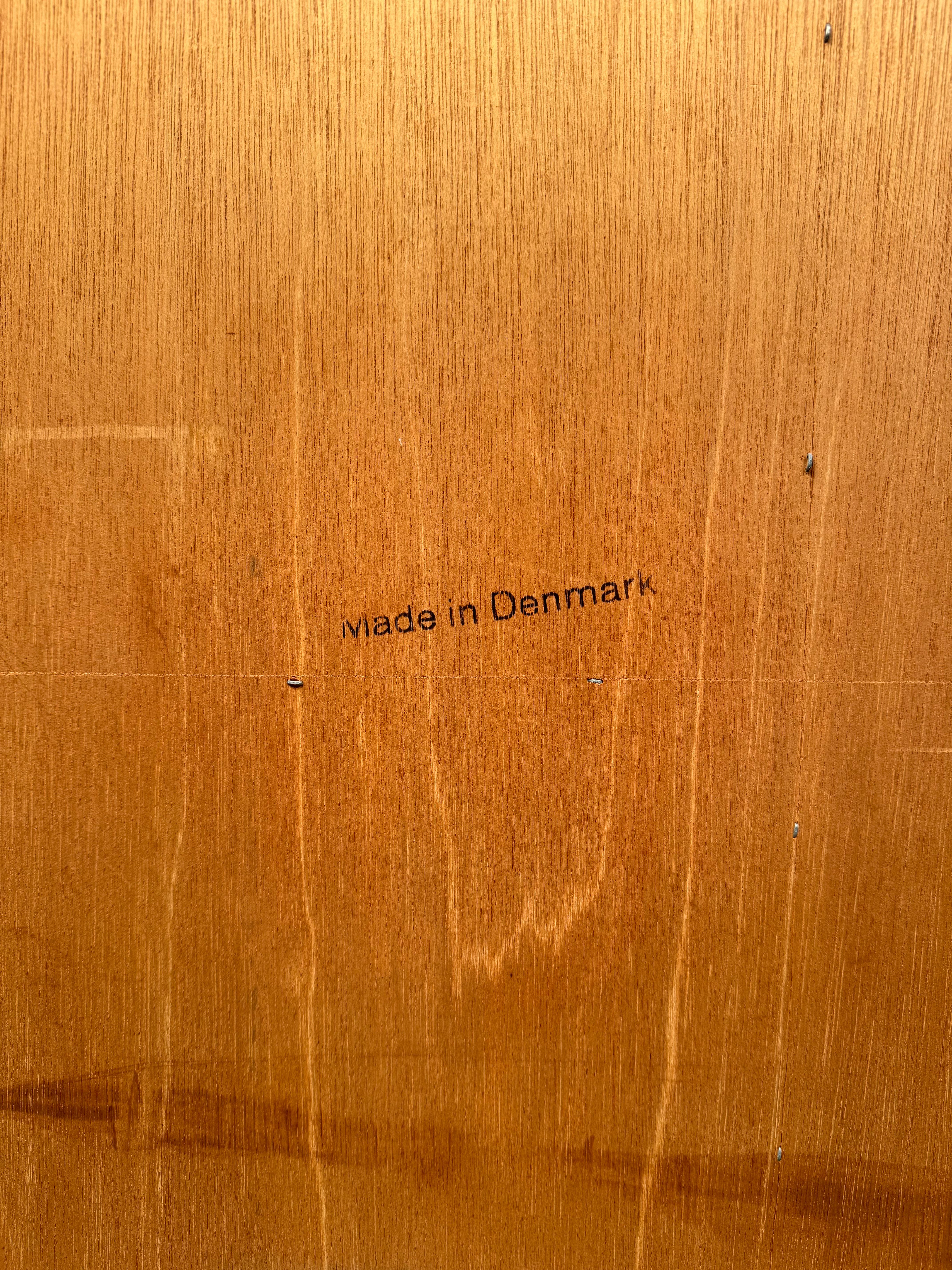 Campaign Style Danish Teak Gentleman's Dresser For Sale 15