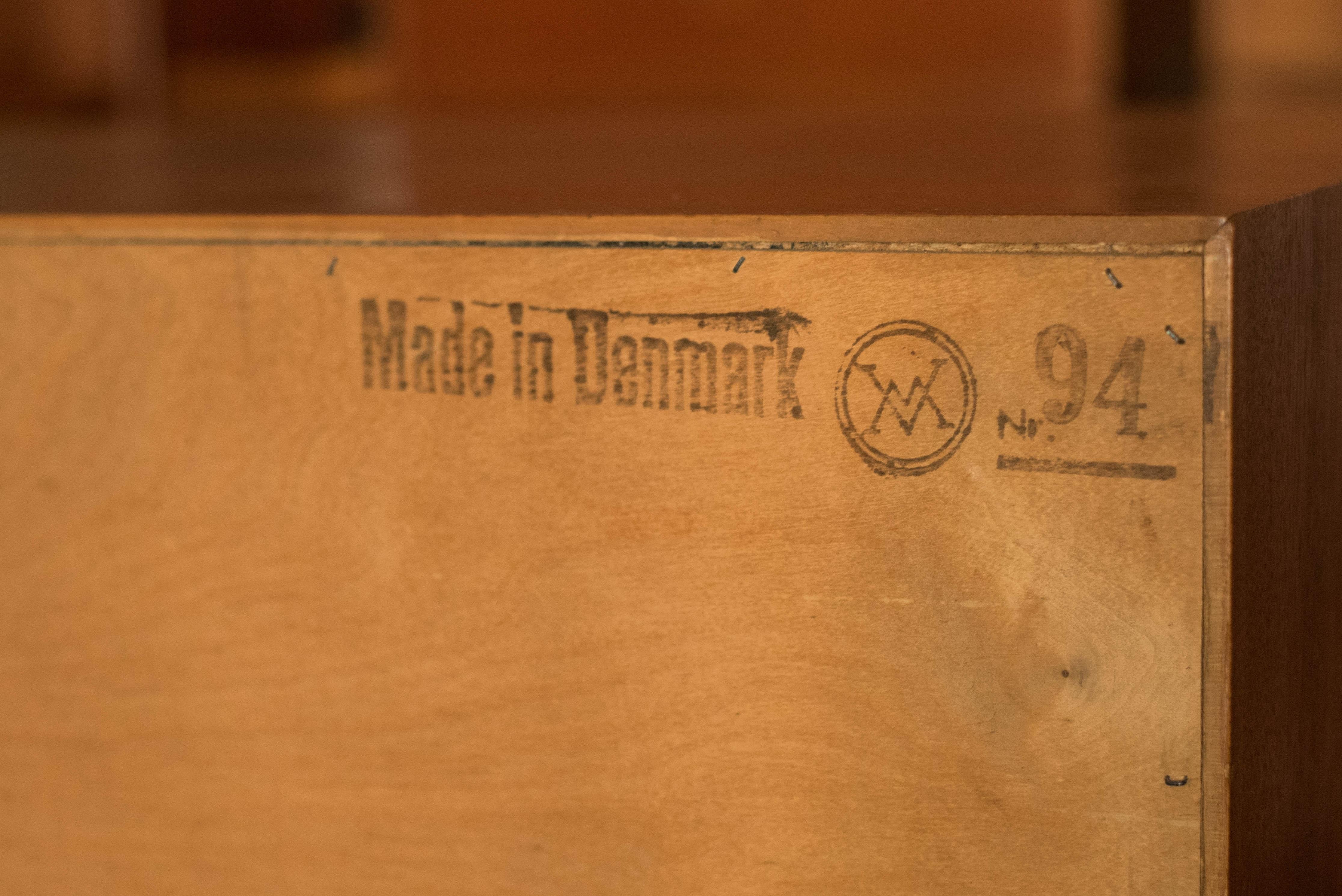 Vintage Danish Teak Gentleman's Dresser Chest by Arne Wahl Iversen 8