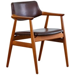 Vintage Danish teak GM11 chair by Svend Age Eriksen for Glostrup, 1960s