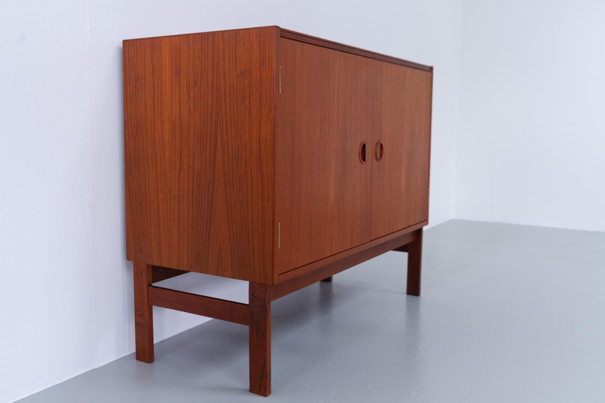 Vintage Danish Teak Hifi Cabinet by HG Furniture, 1960s 10