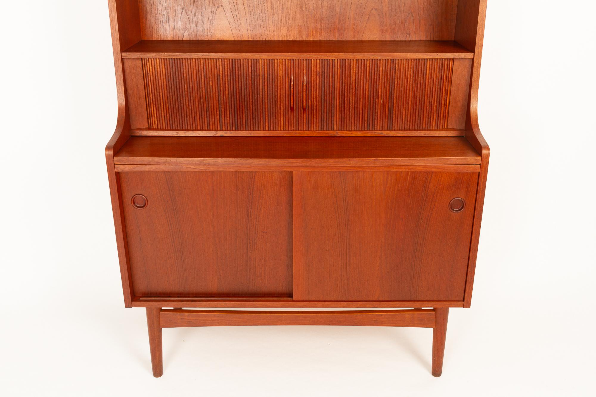 Vintage Danish Teak High Secretaire by Johannes Sorth, 1960s 5