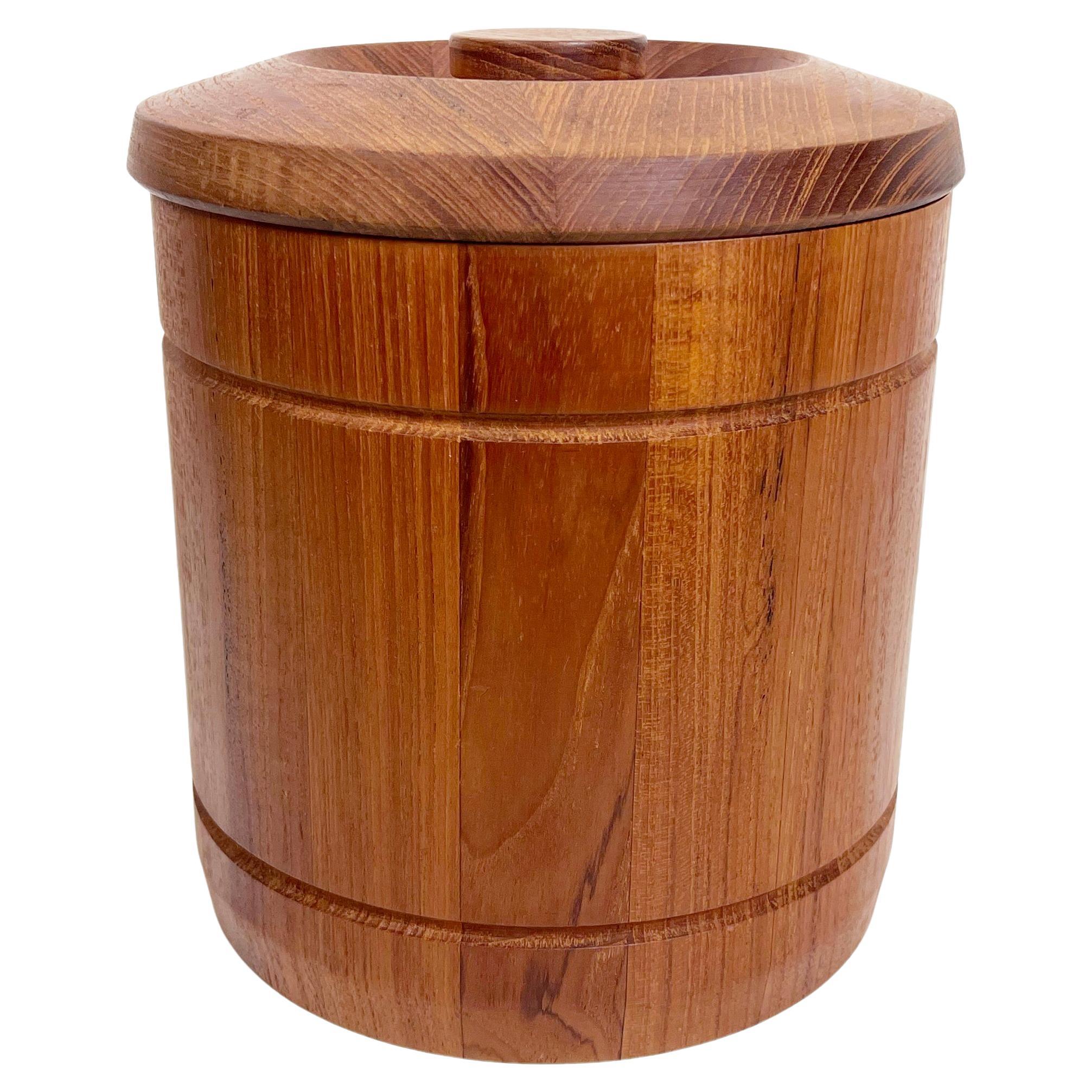 Vintage Danish Teak Ice Bucket