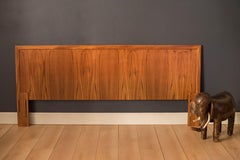 Vintage Danish Teak King Headboard by Arne Wahl Iversen for Vinde Mobelfabrik