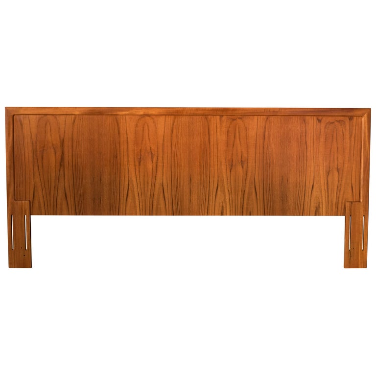 Vintage Danish Teak King Headboard by Arne Wahl Iversen for Vinde
