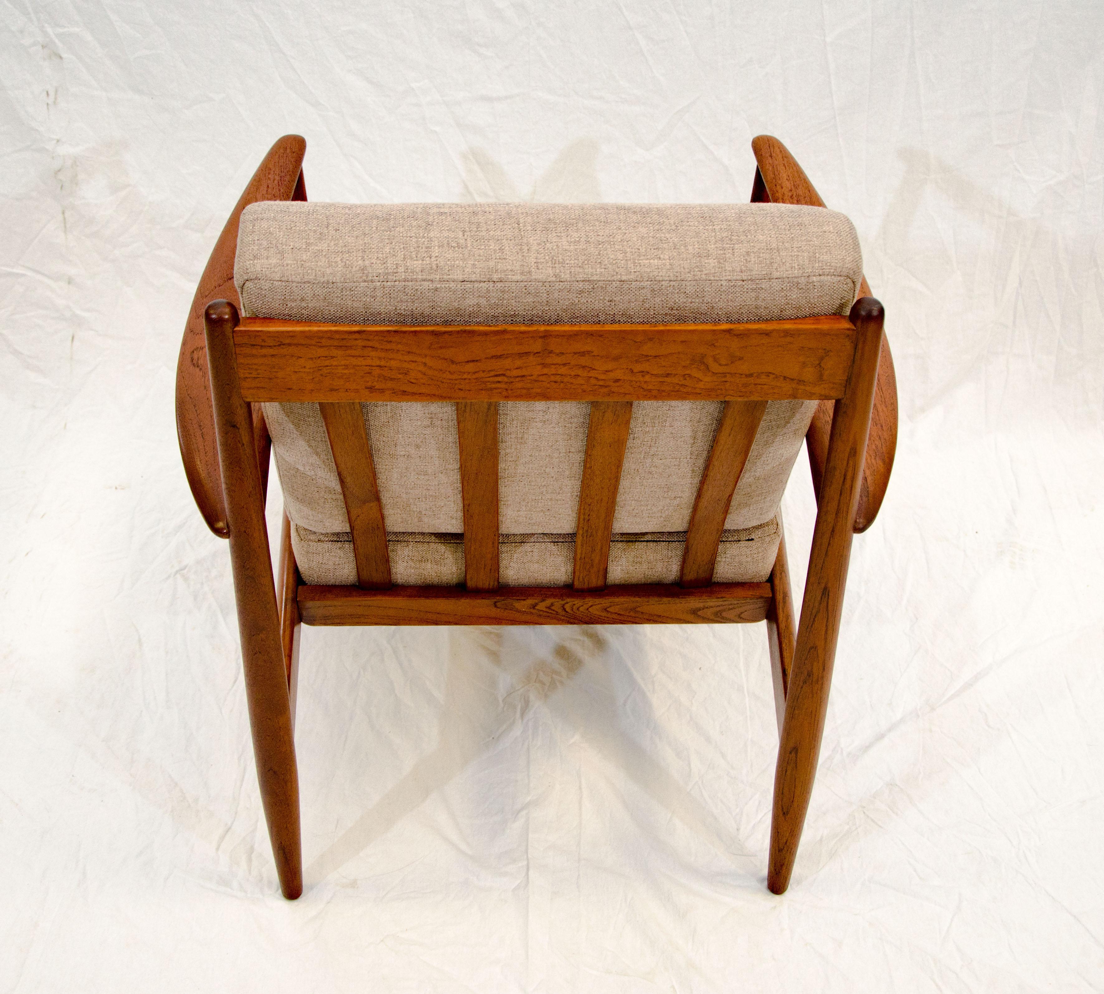 Vintage Danish Teak Lounge Chair, Grete Jalk 2