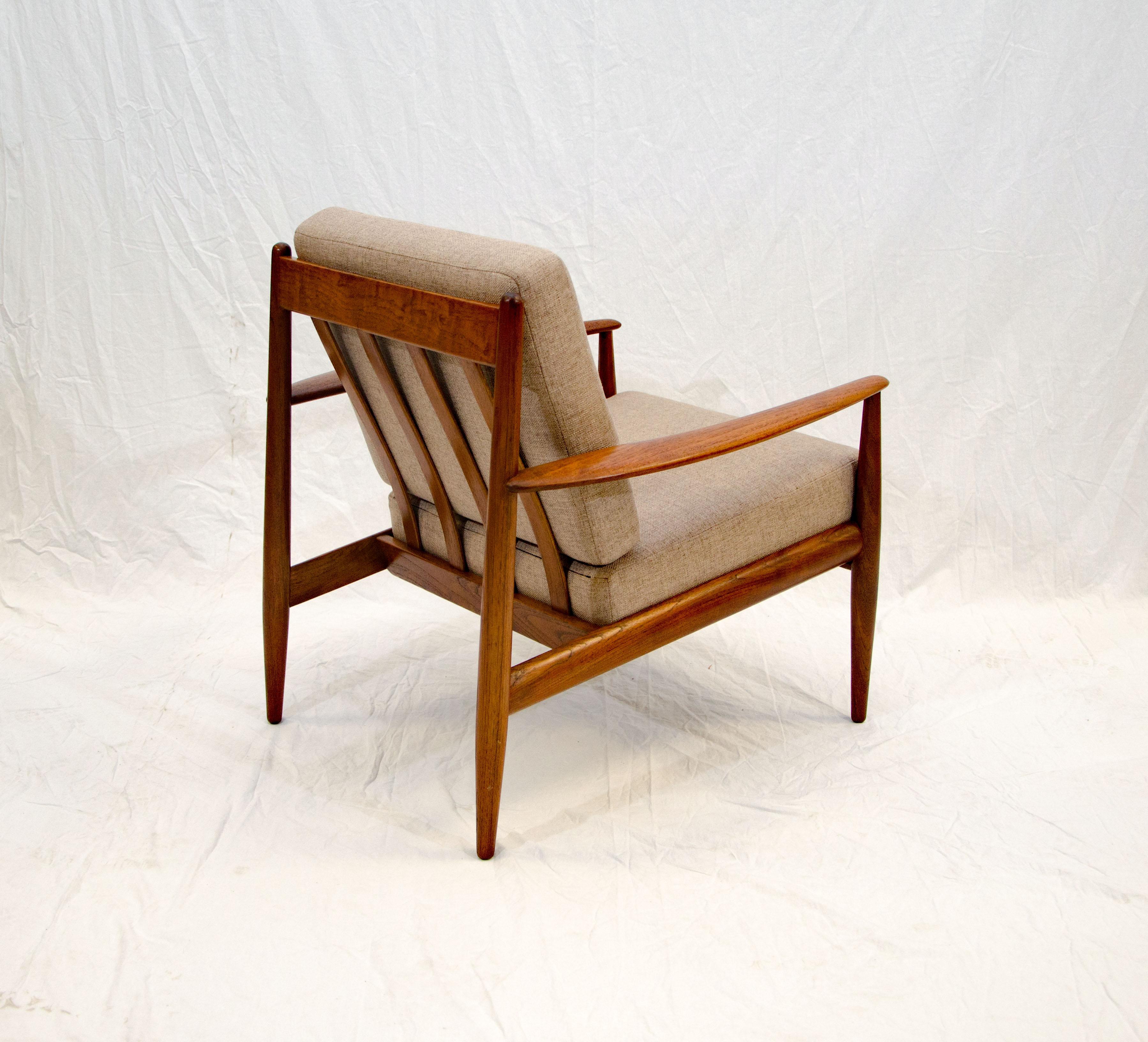 Vintage Danish Teak Lounge Chair, Grete Jalk 3