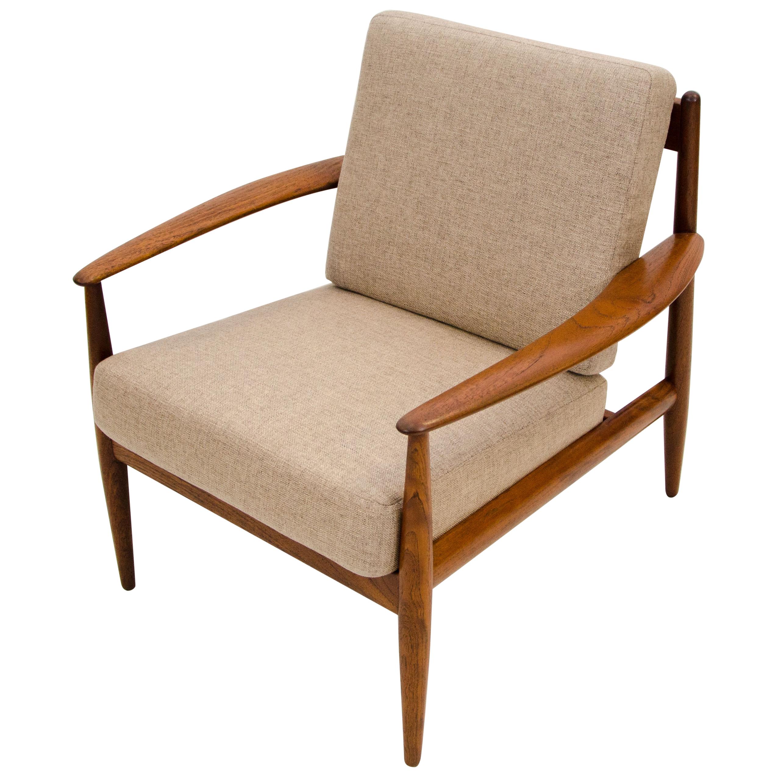 Vintage Danish Teak Lounge Chair, Grete Jalk