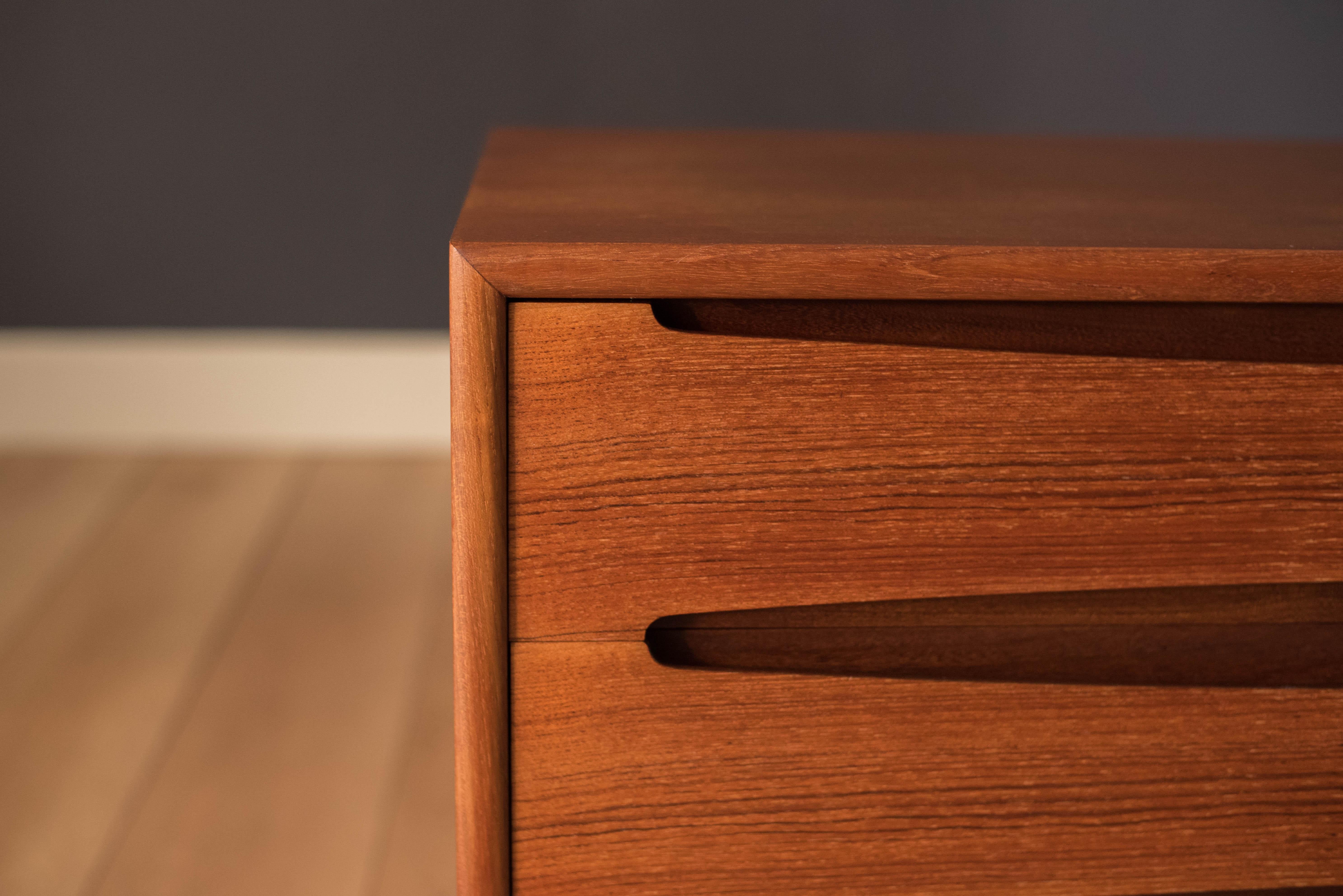 vintage low chest of drawers