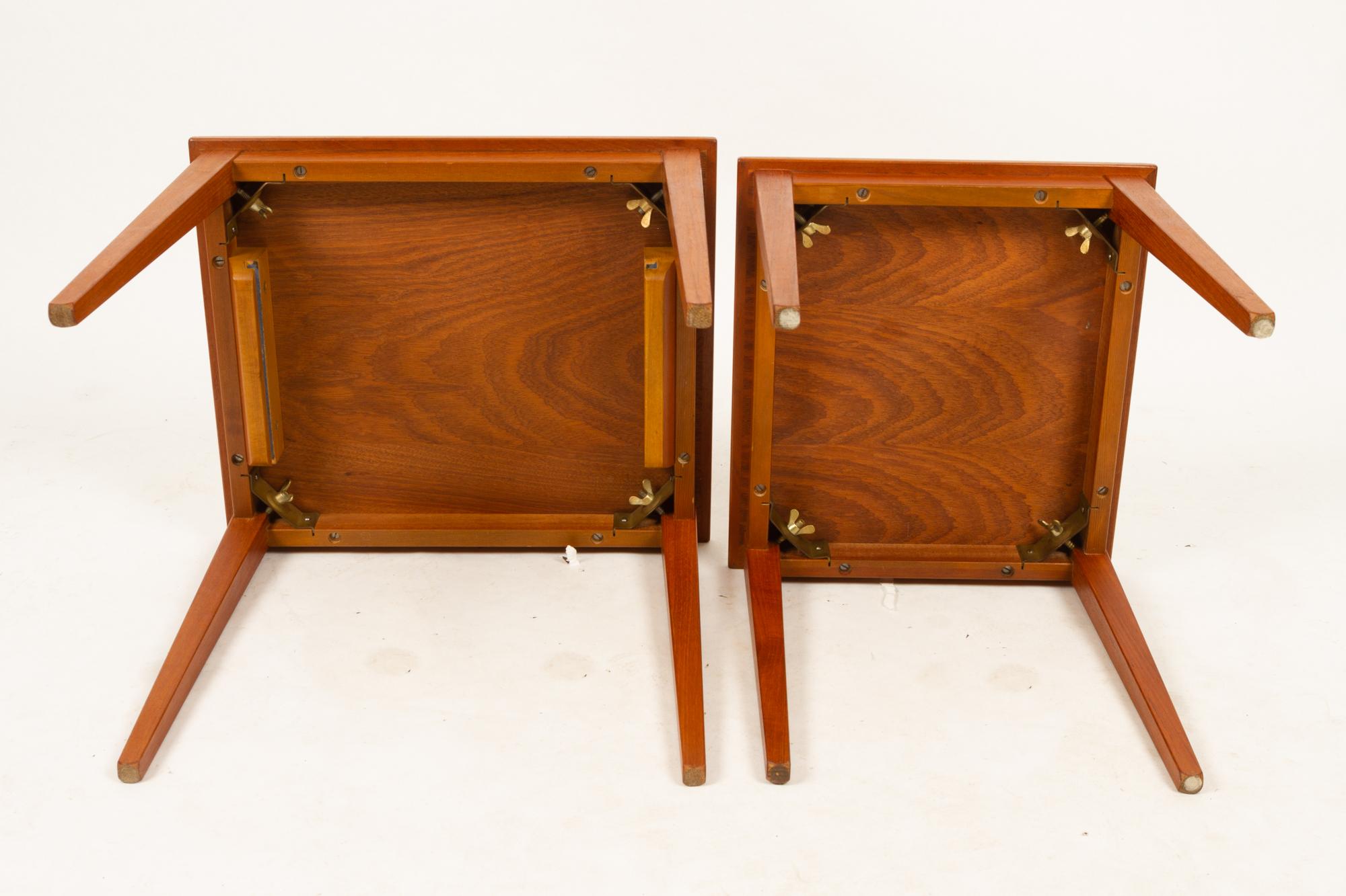 Vintage Danish Teak Nesting Tables, 1960s 7