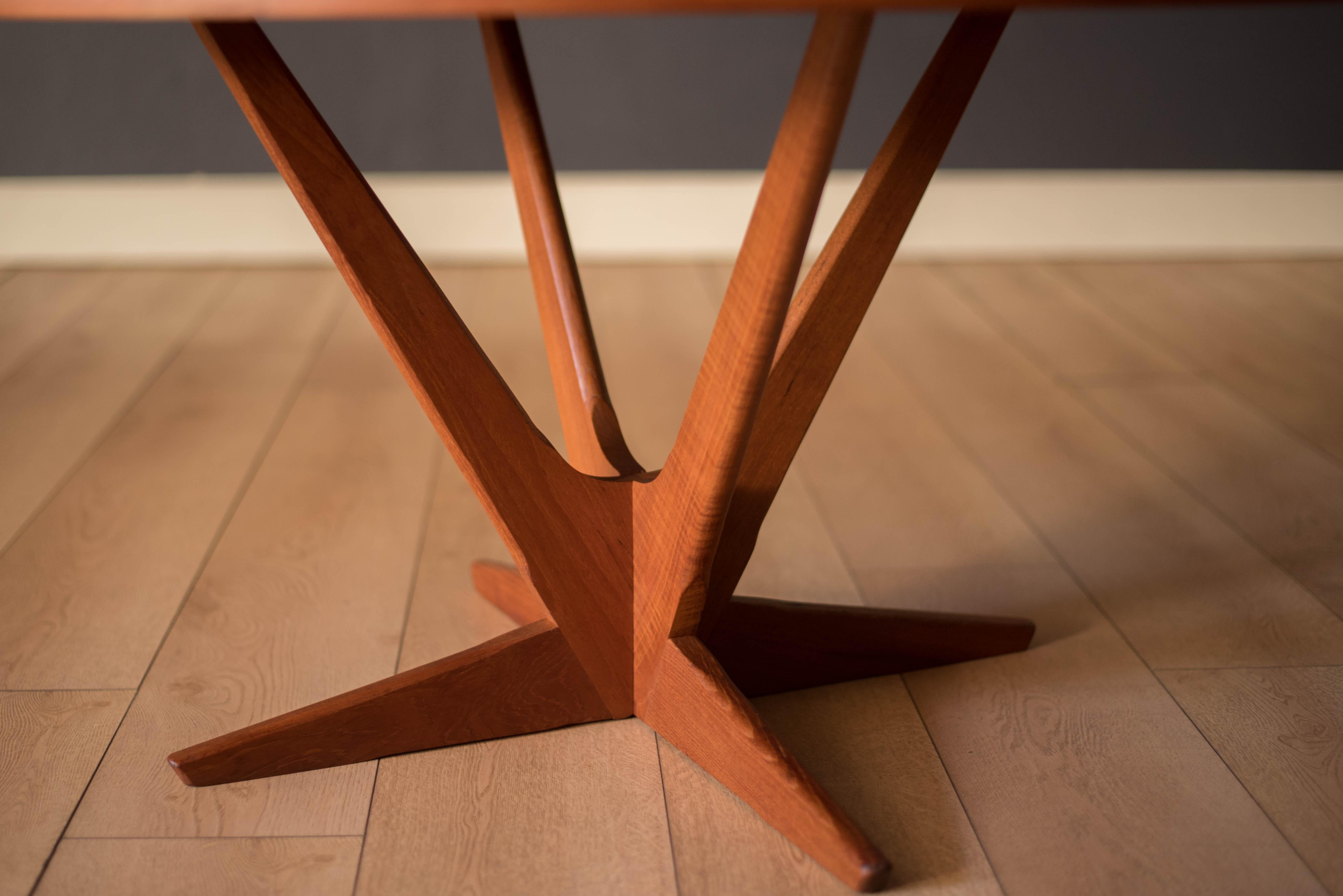 Vintage Danish Teak Occasional Coffee Table by Søren Georg Jensen for Kubus For Sale 1