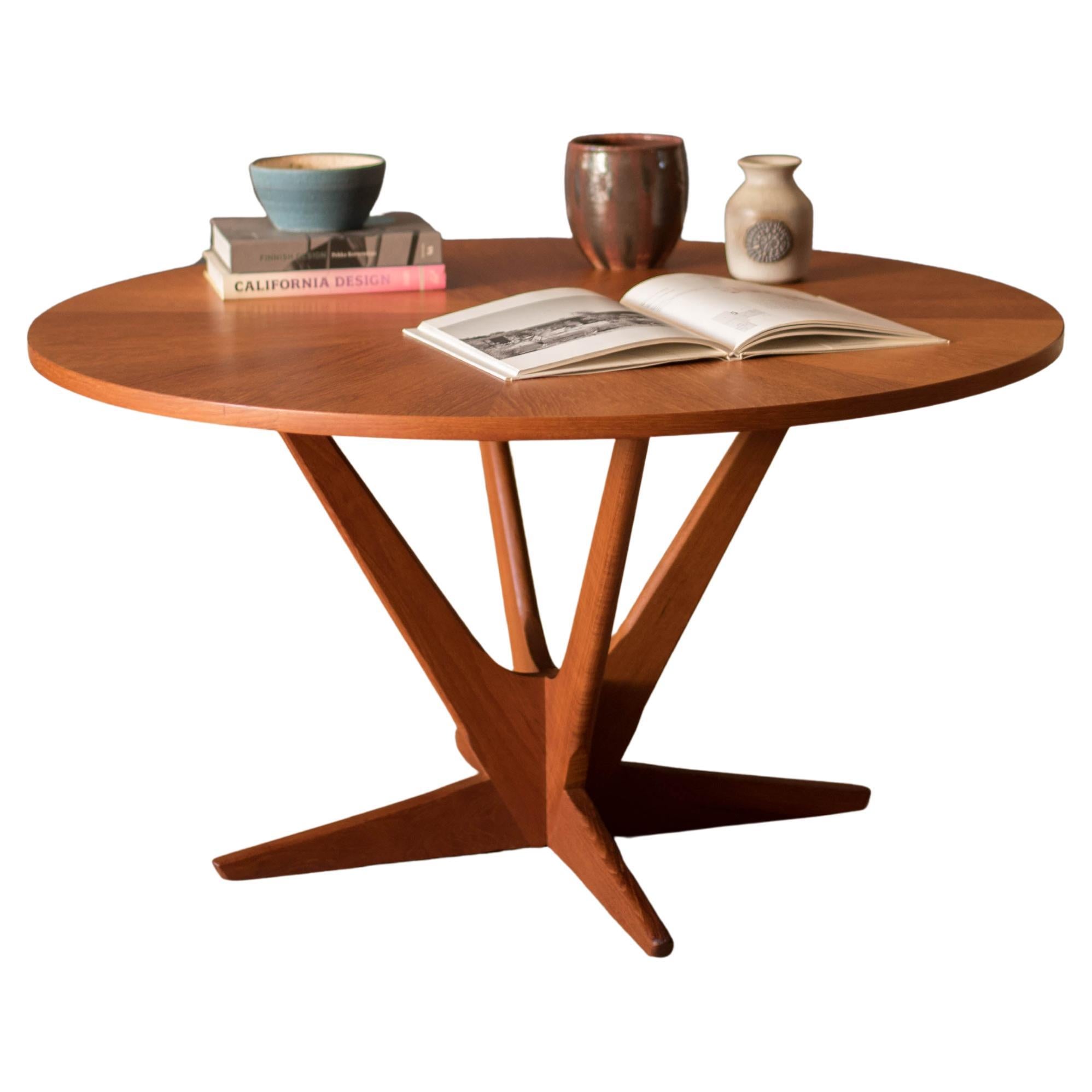 Vintage Danish Teak Occasional Coffee Table by Søren Georg Jensen for Kubus