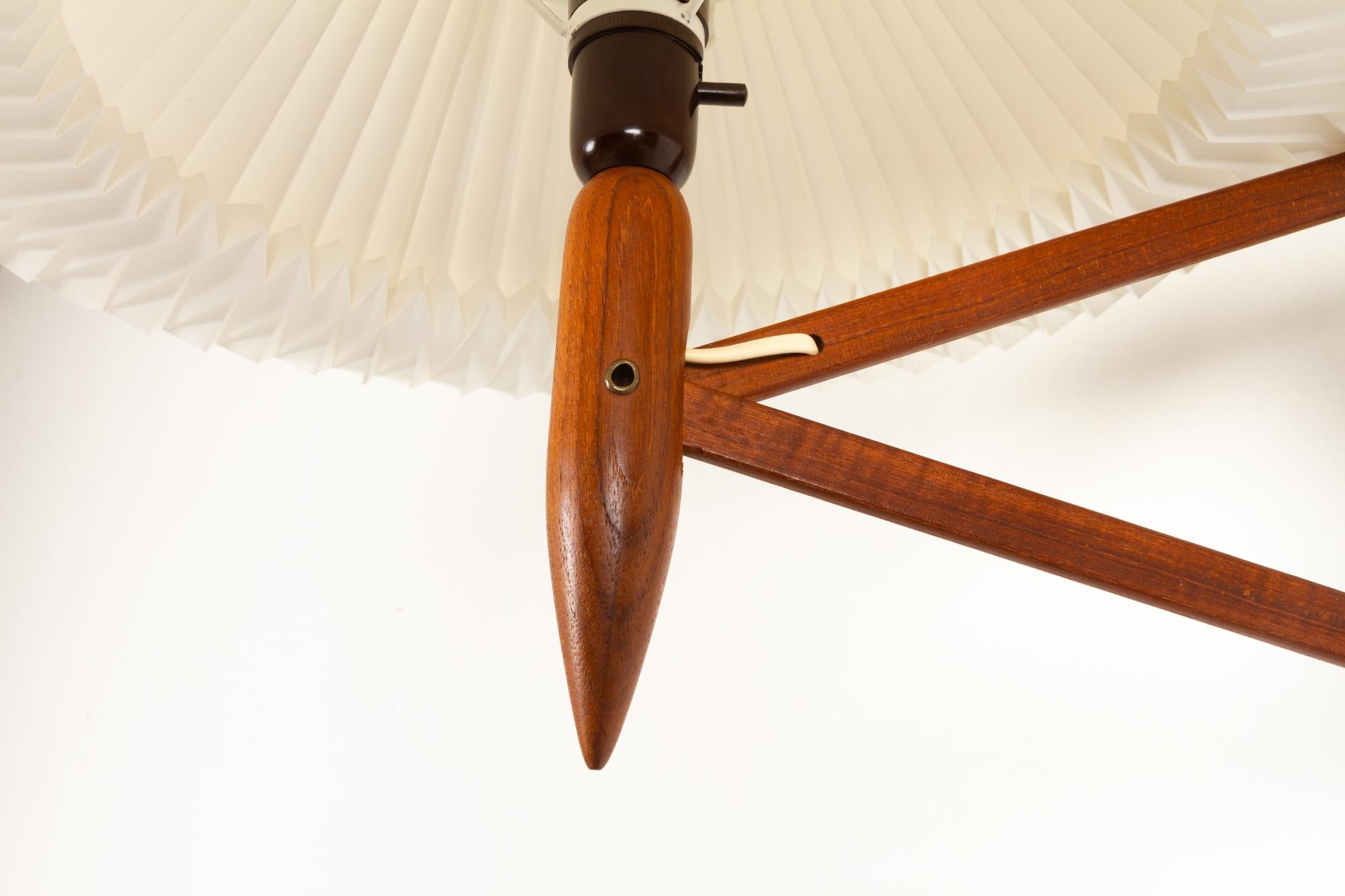 Vintage Danish Teak Scissor Wall Lamp by Lyfa, 1960s 4