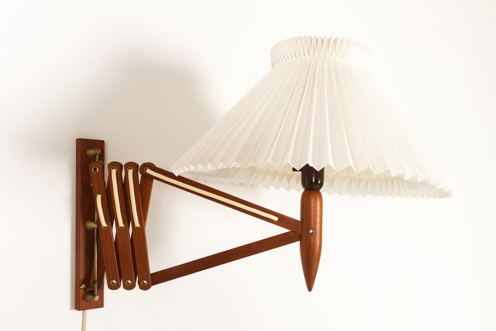 vintage scissor wall lamp