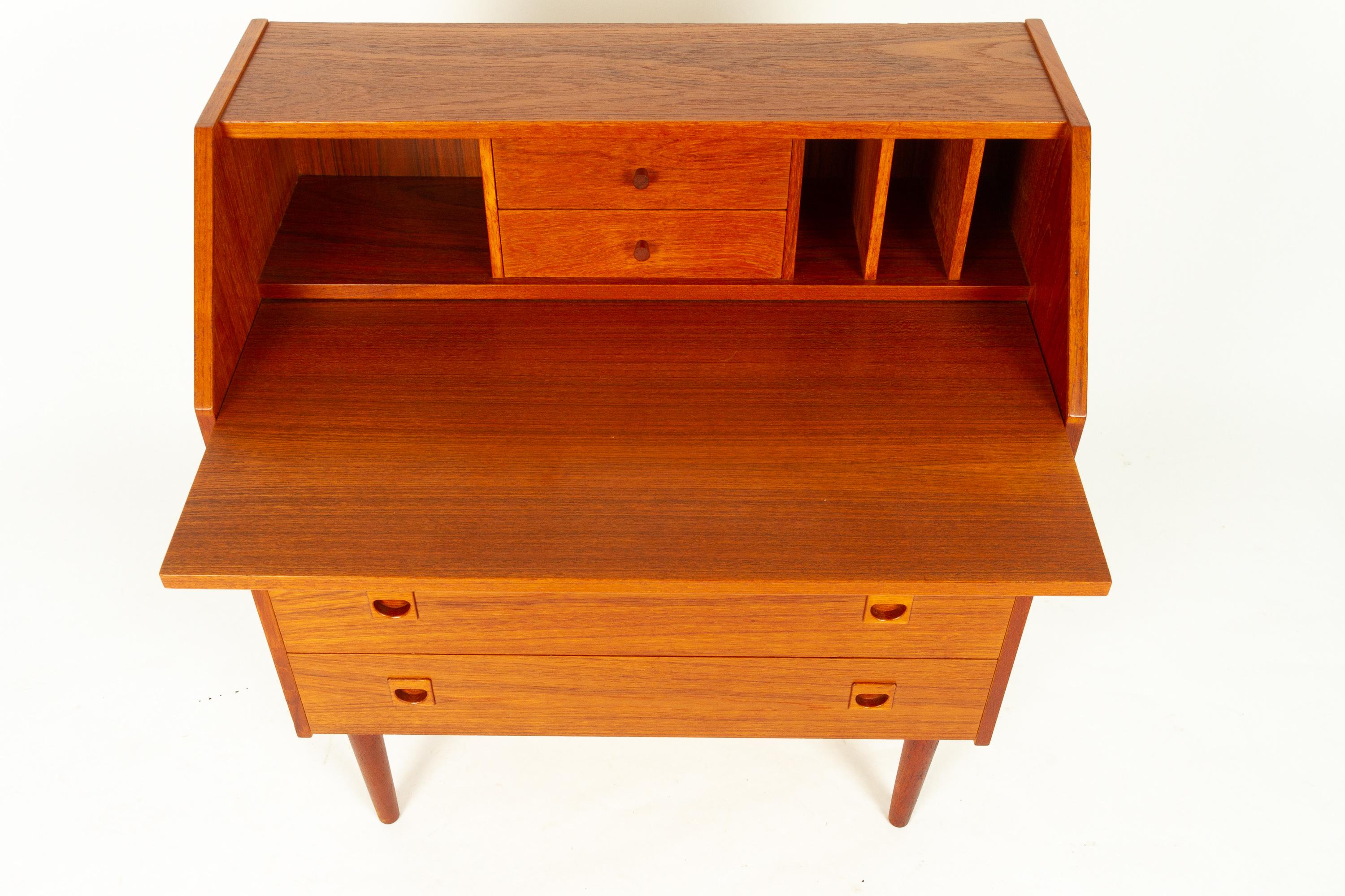 Vintage Danish Teak Secretaire, 1960s 1