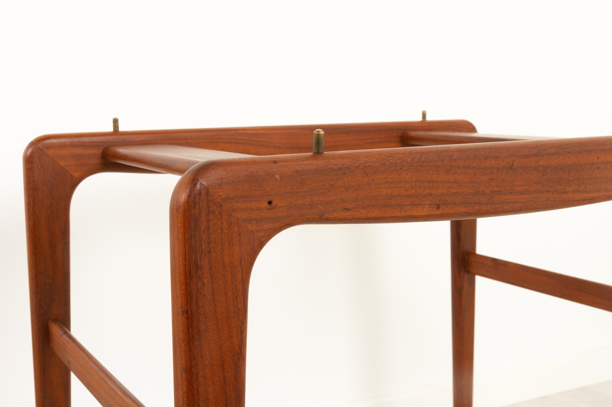 Vintage Danish Teak Serving Trolley by Johannes Andersen, 1960s 3