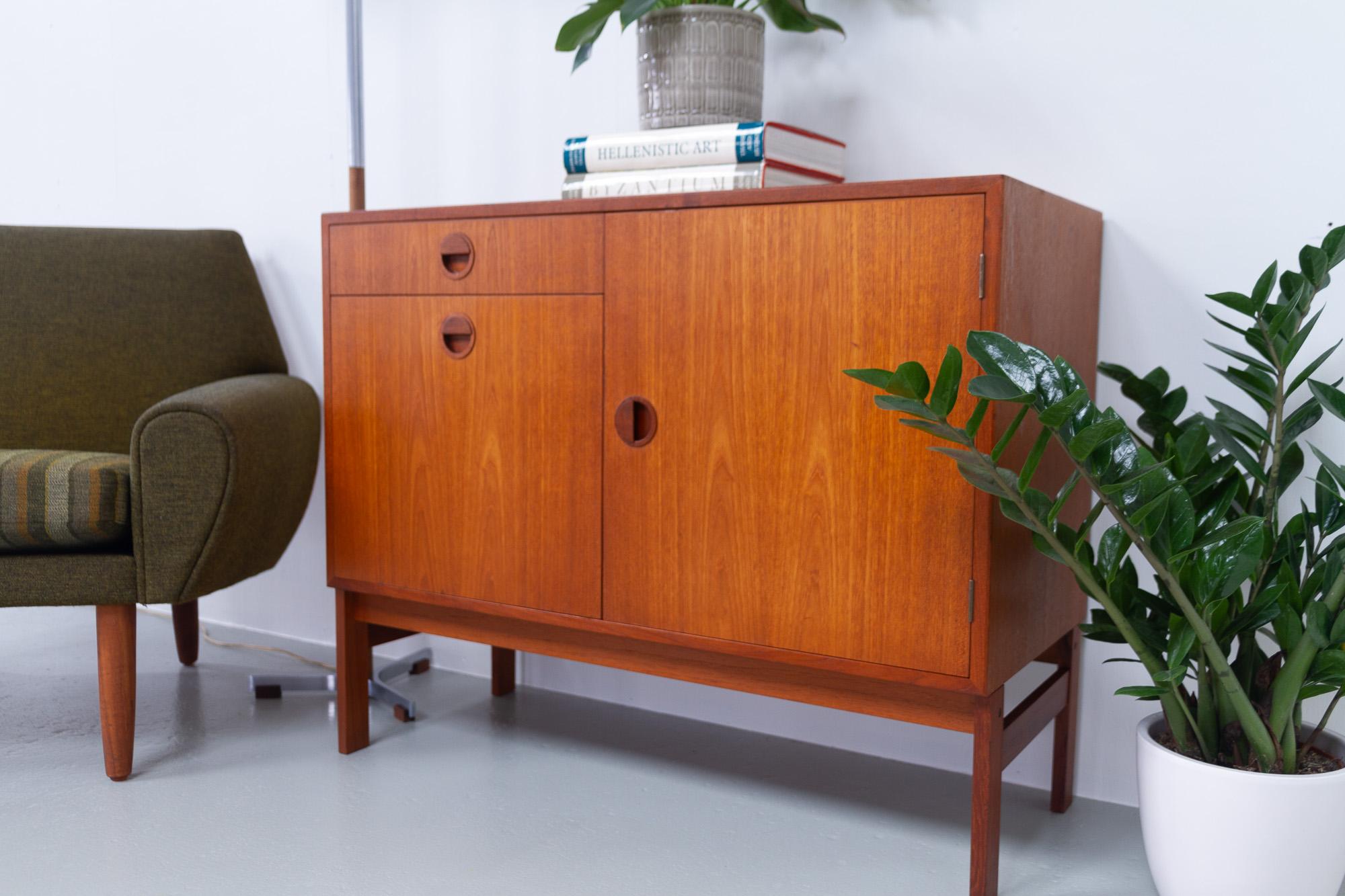 Vintage Danish Teak Sewing Cabinet by HG Furniture, 1960s 12