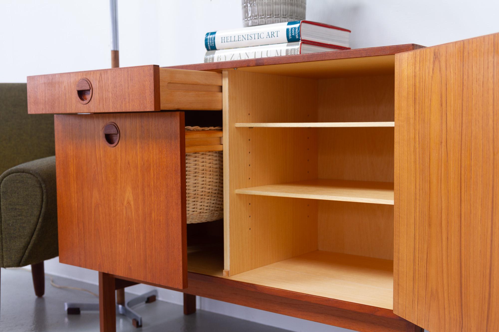 Vintage Danish Teak Sewing Cabinet by HG Furniture, 1960s 14