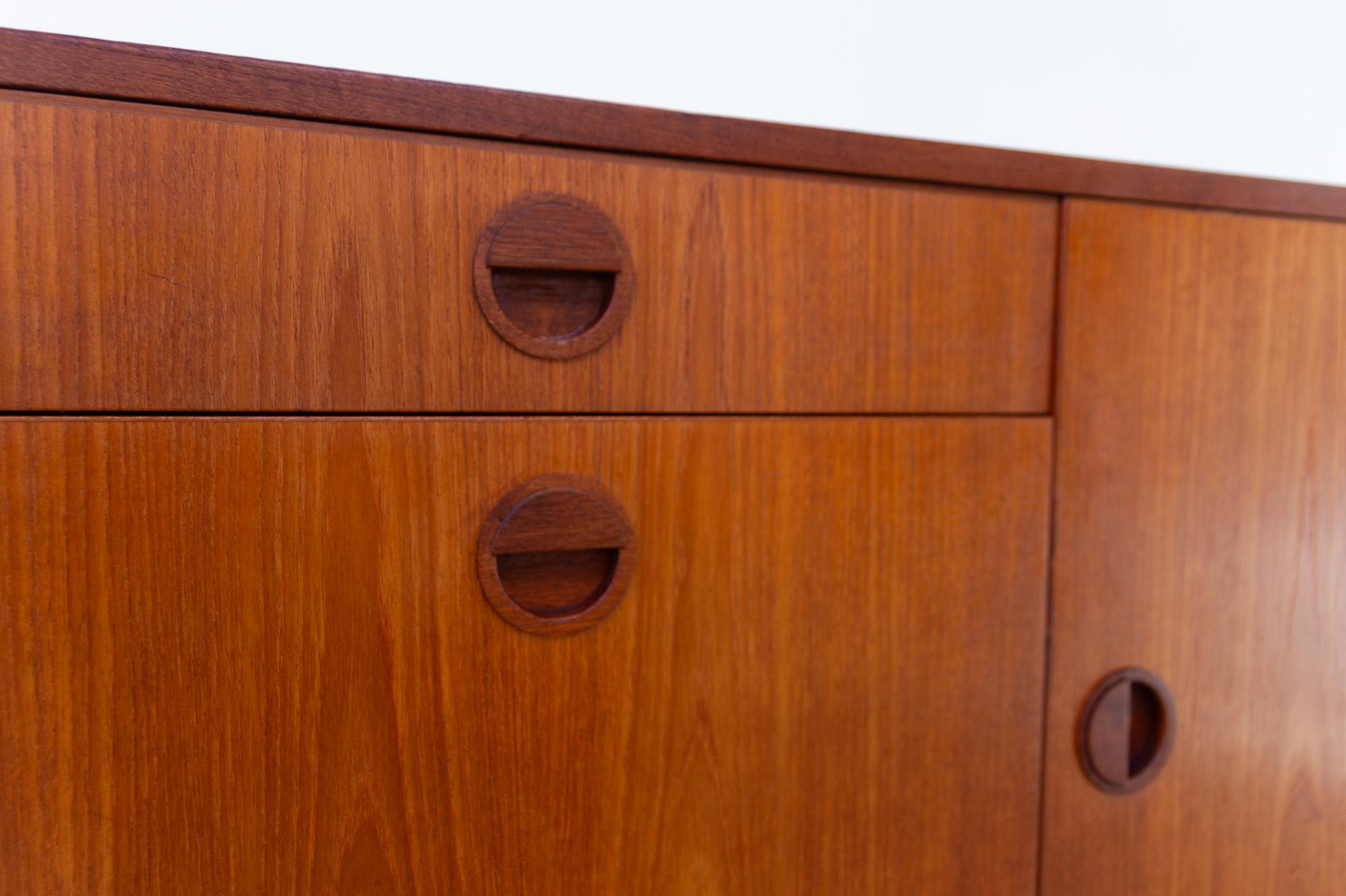 Mid-20th Century Vintage Danish Teak Sewing Cabinet by HG Furniture, 1960s