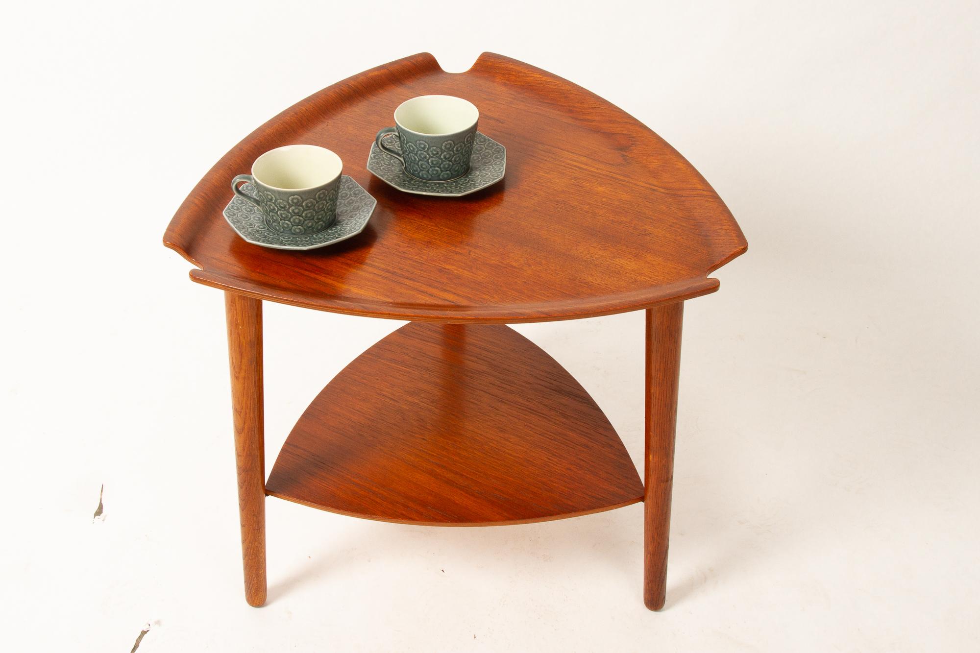 Vintage Danish Teak Side Table, 1960s 1