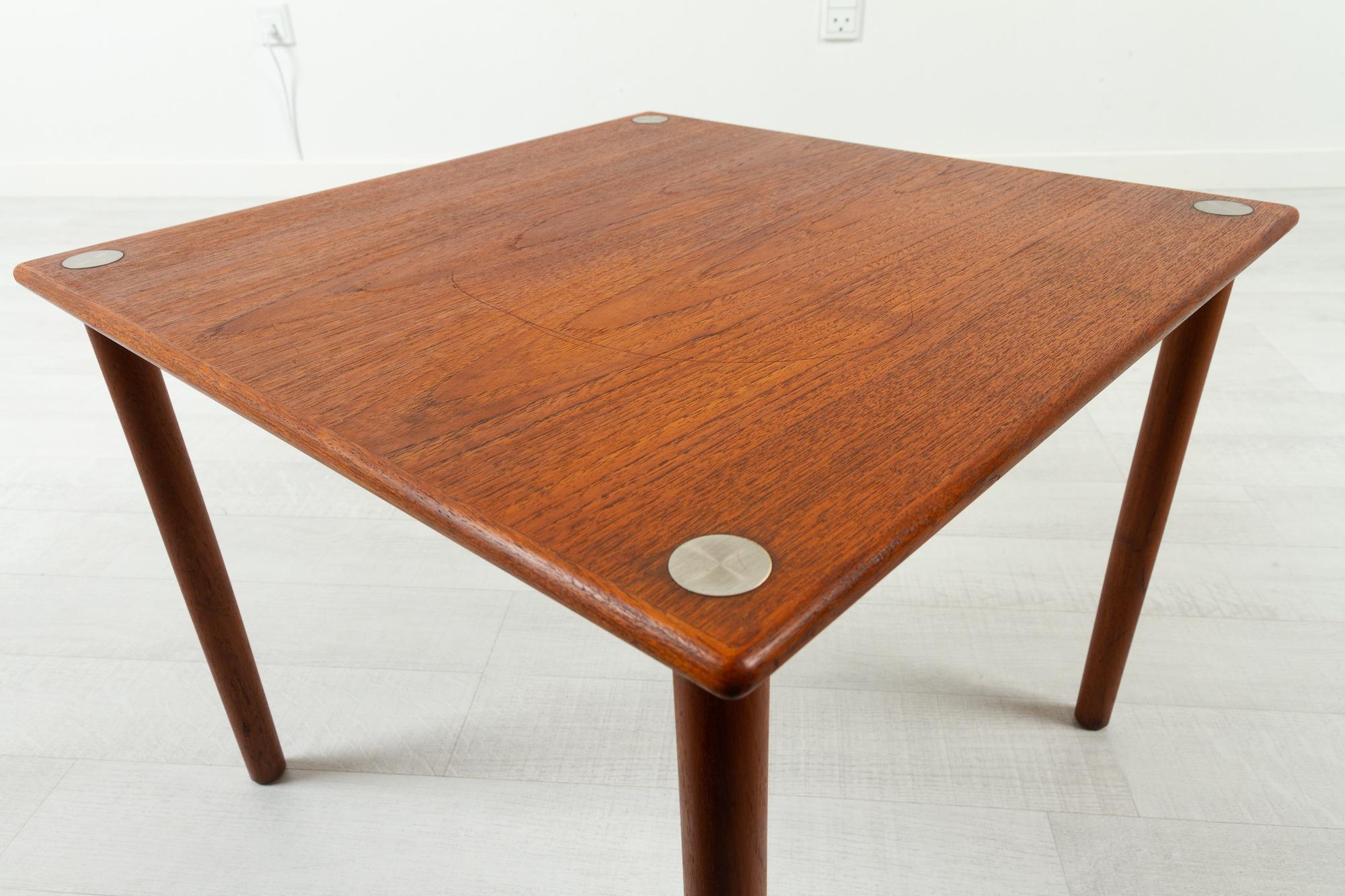 Mid-20th Century Vintage Danish Teak Side table by Georg Petersen, 1960s. For Sale