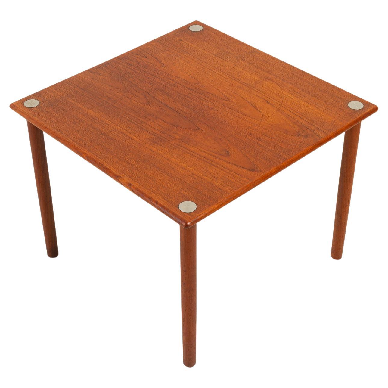 Vintage Danish Teak Side table by Georg Petersen, 1960s. For Sale