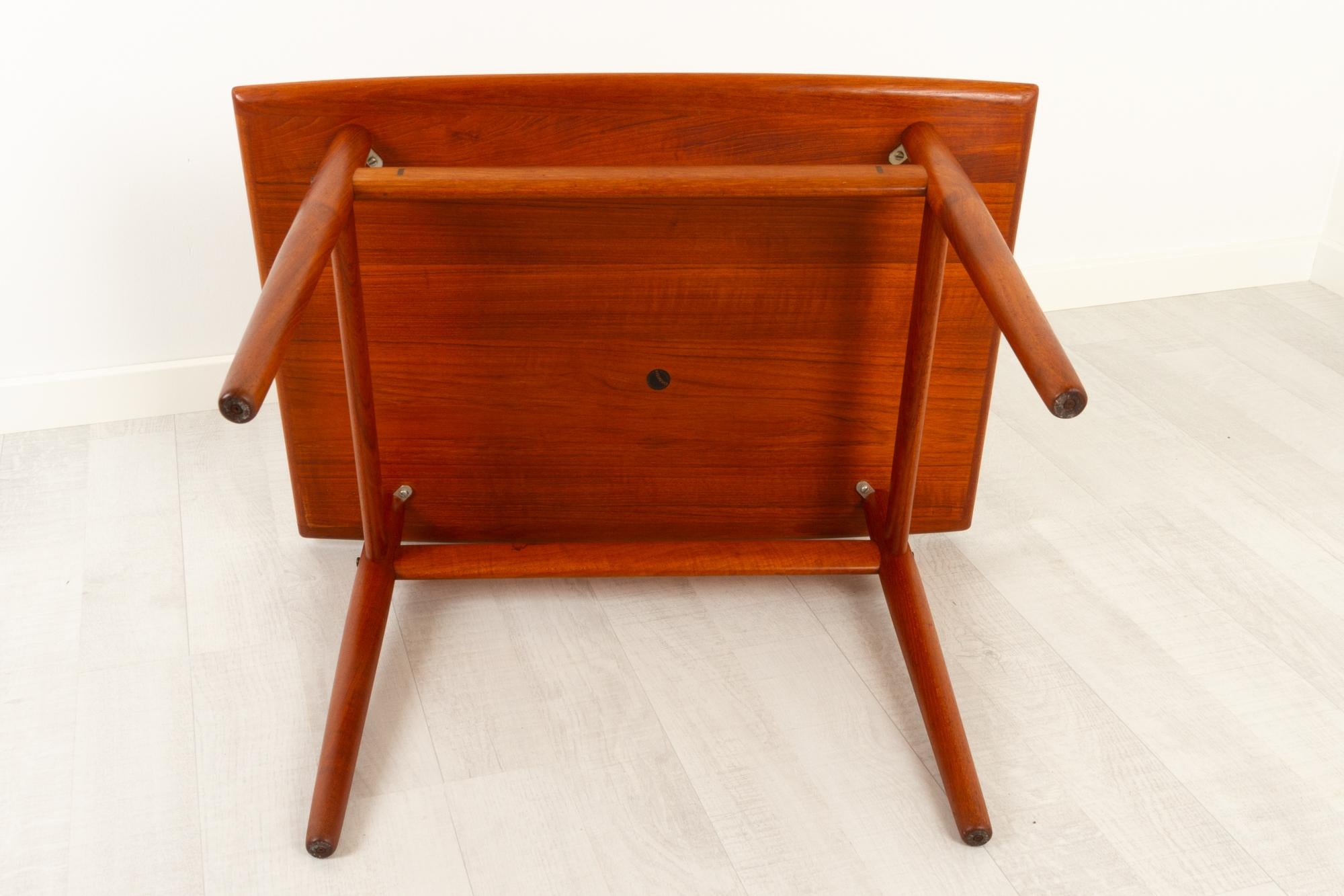 Vintage Danish Teak Side Table by Grete Jalk for Glostrup Møbelfabrik, 1960s For Sale 5