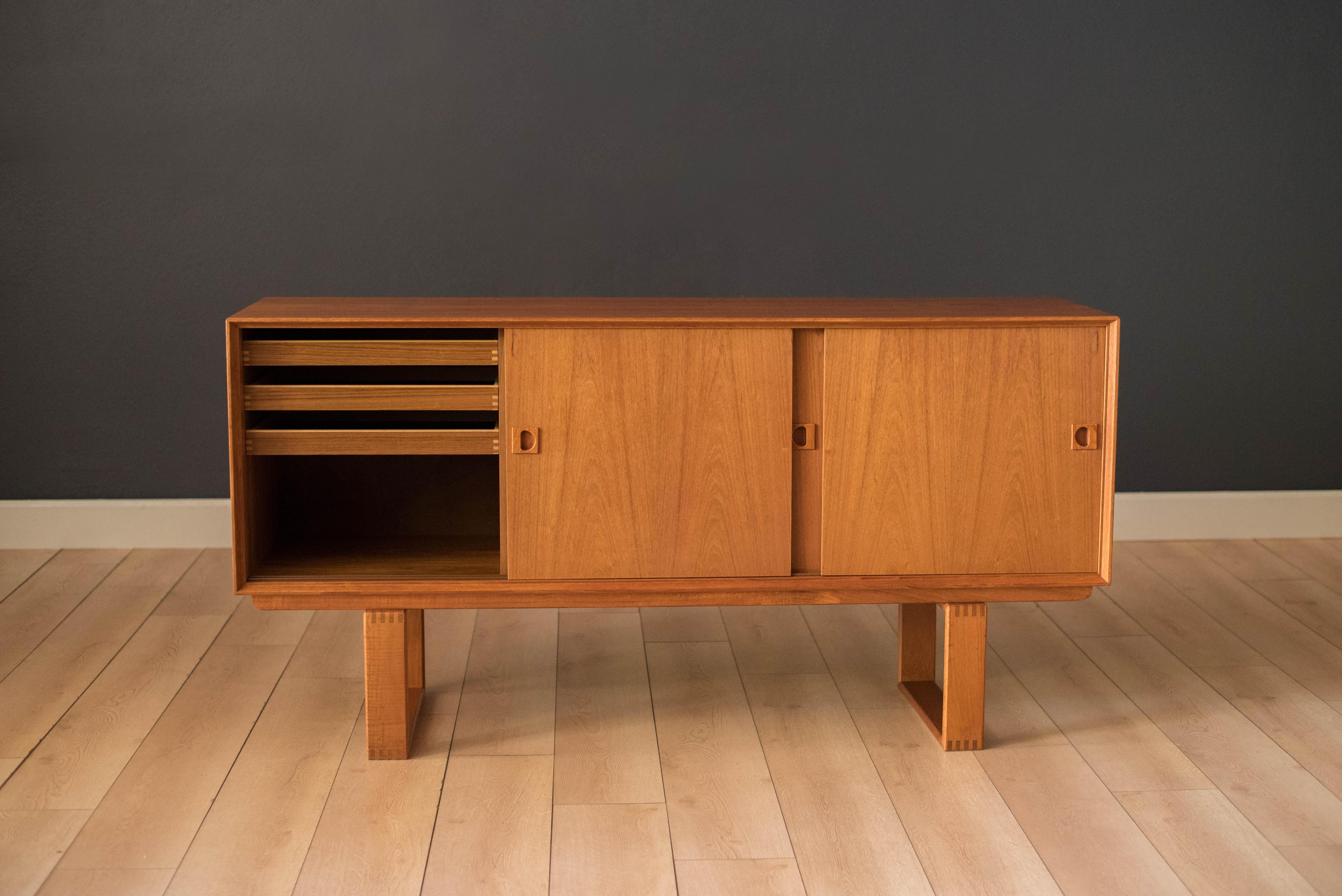 Scandinavian Modern Vintage Danish Teak Sideboard by Dyrlund