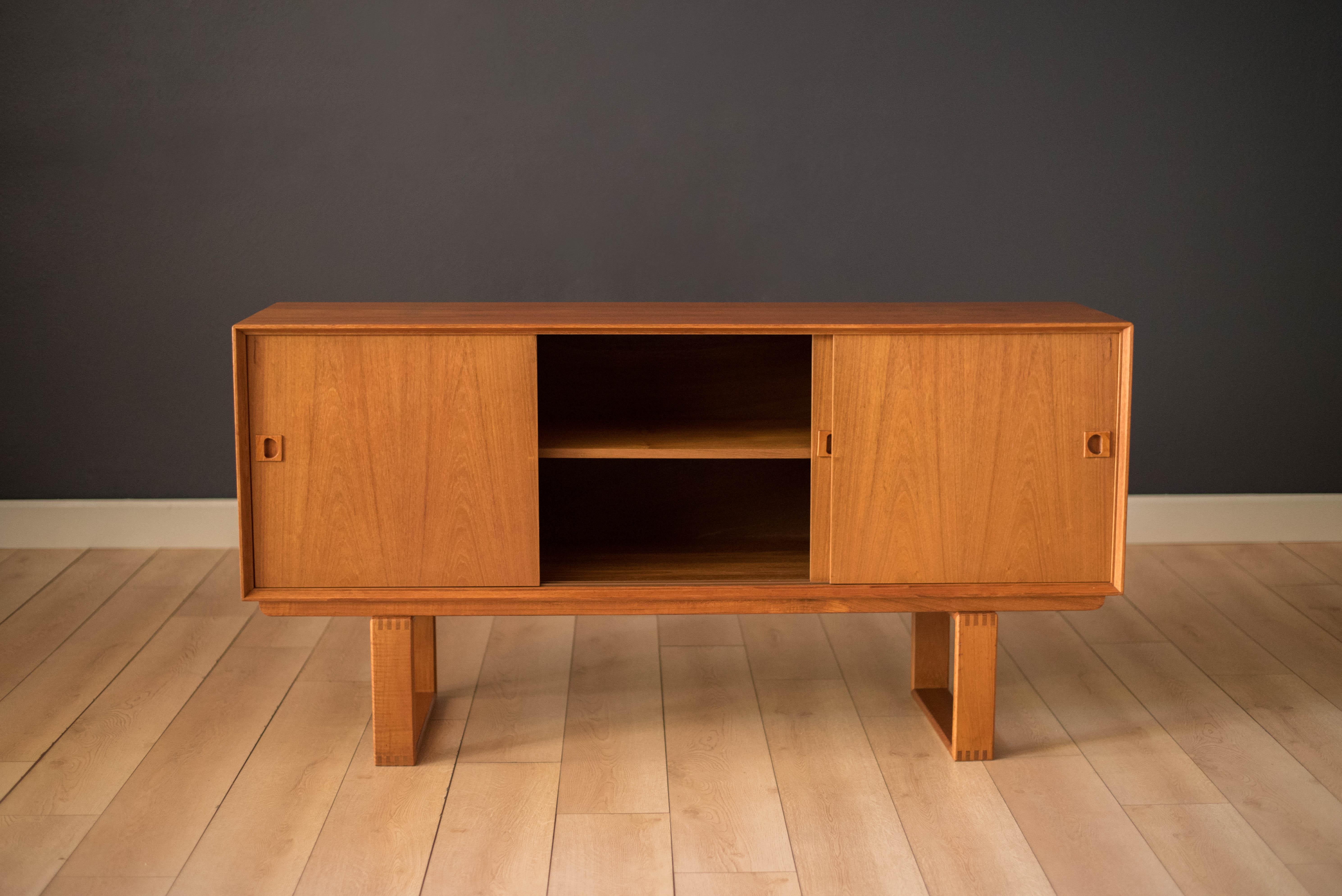 Late 20th Century Vintage Danish Teak Sideboard by Dyrlund