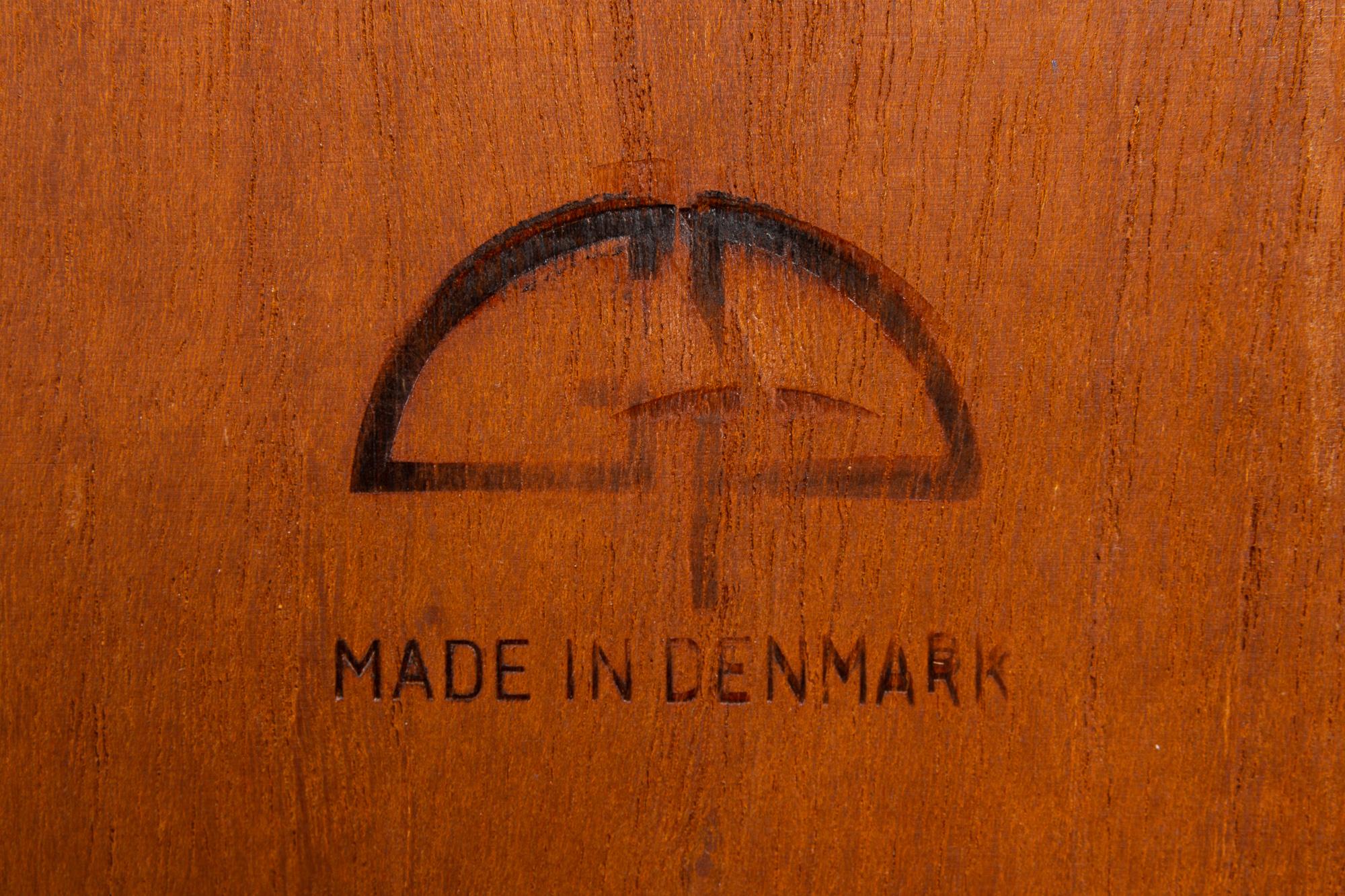 Vintage Danish Teak Sideboard by Georg Petersen 1960s For Sale 14