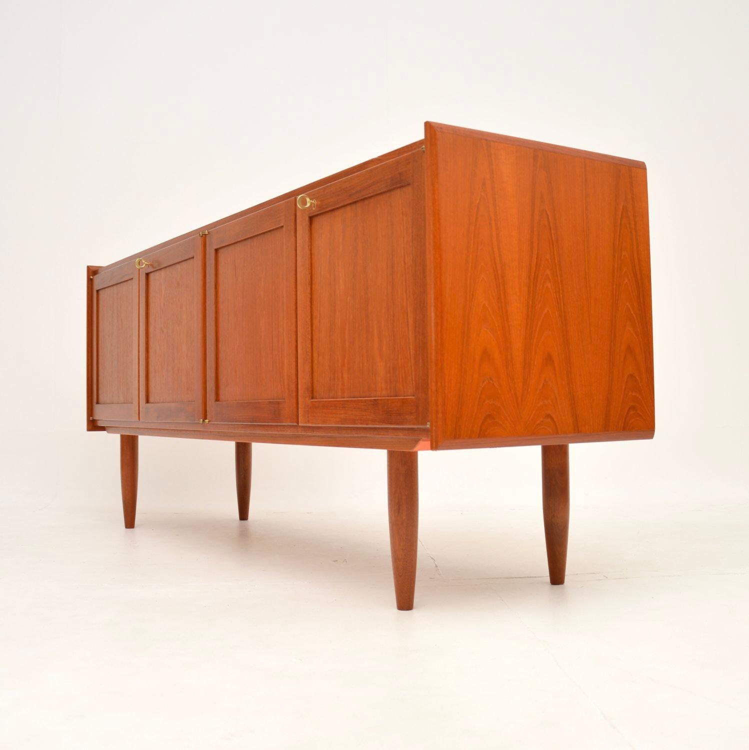 View of Vintage Danish Teak Sideboard For Sale at 1stDibs