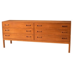 Vintage Danish Teak Six-Drawer Dresser by Arne Wahl Iversen