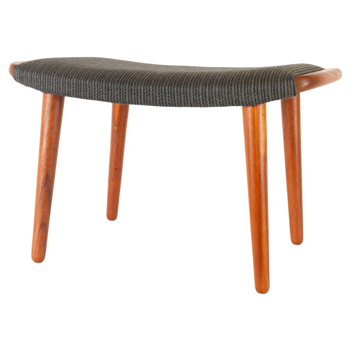 Tabouret danois en teck, années 1960 en vente