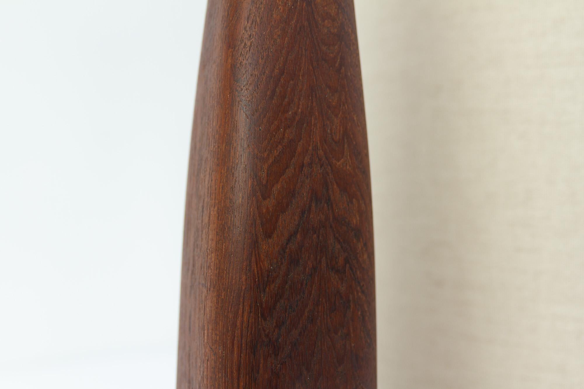 Vintage Danish Teak Table Lamp, 1960s For Sale 11