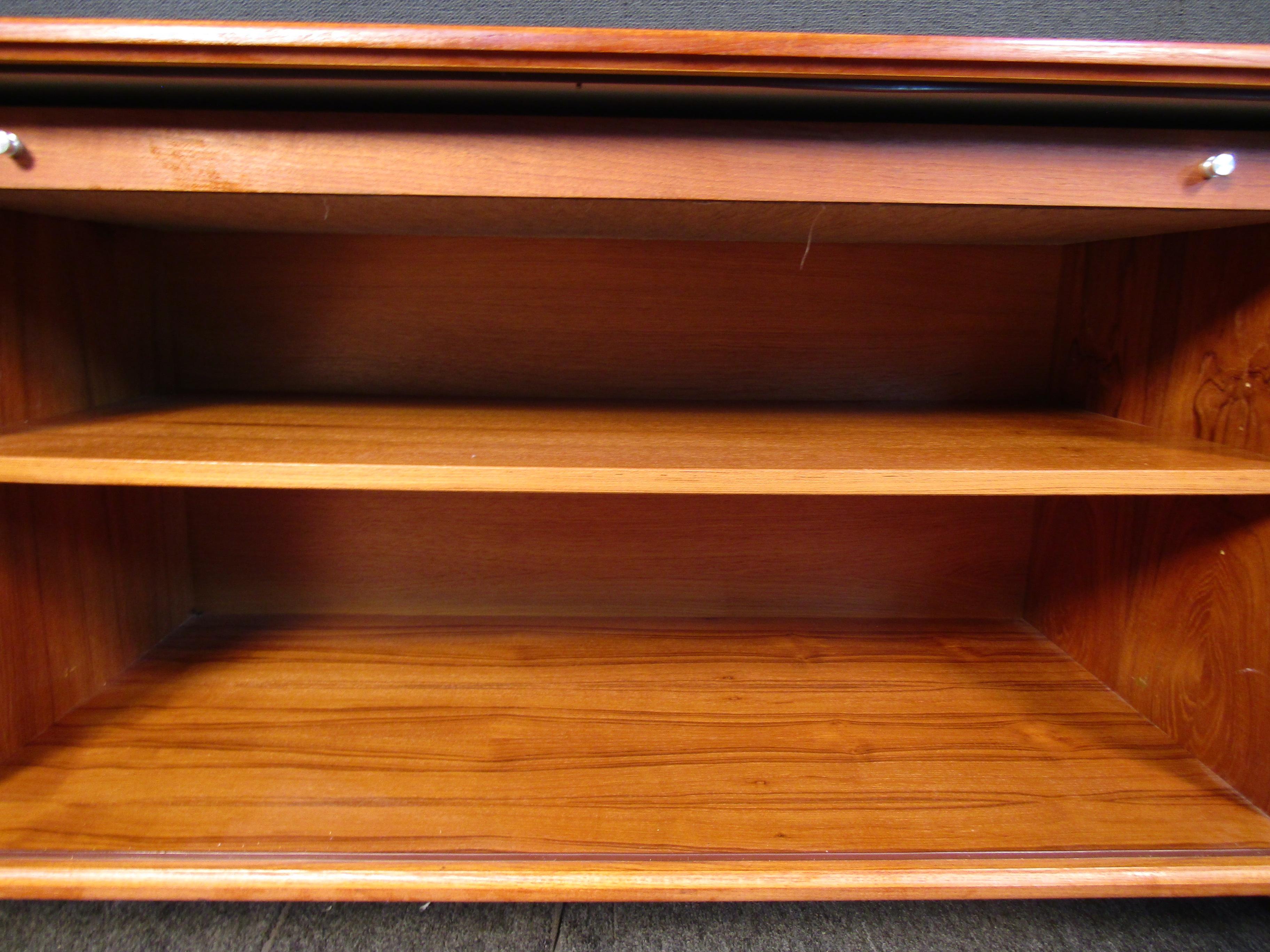 Axel Christensen Designed Danish Teak Tambour Sideboard 6