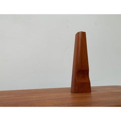Vintage Danish Teak Vase, 1960s