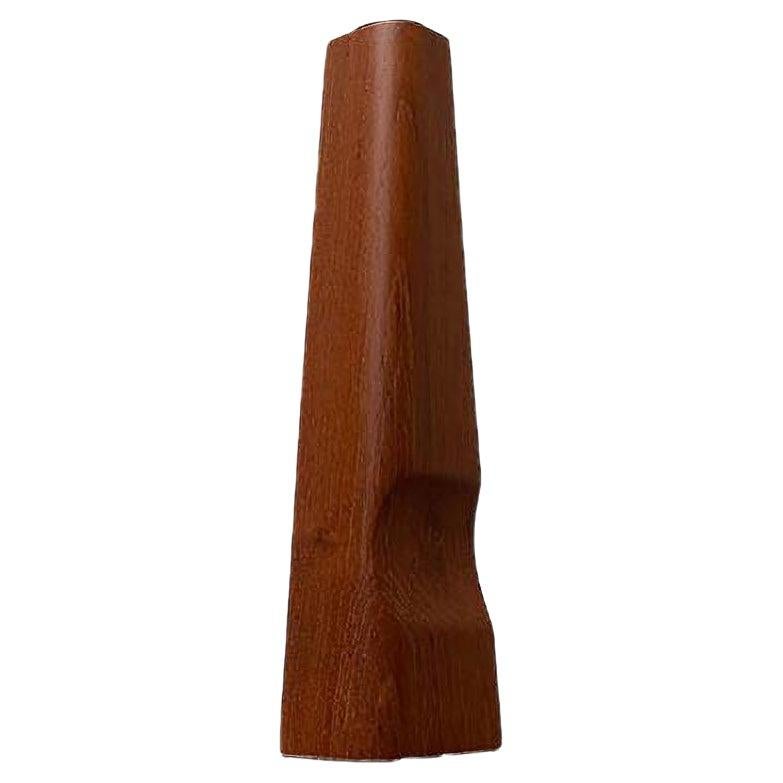 Vintage Danish Teak Vase, 1960s