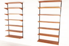 Vintage Danish Teak Wall Unit by Kai Kristiansen for FM 1960s