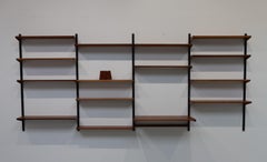 Vintage Danish Teak Wall Unit by Kai Kristiansen for FM, 1960s