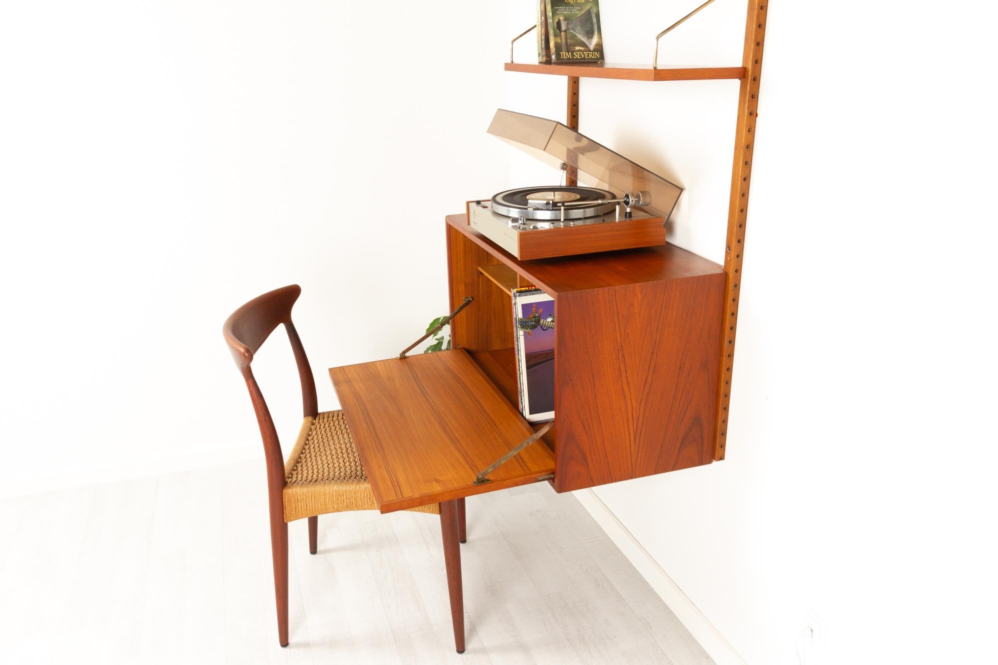 Vintage Danish Teak Wall Unit by Poul Cadovius, 1960s 6