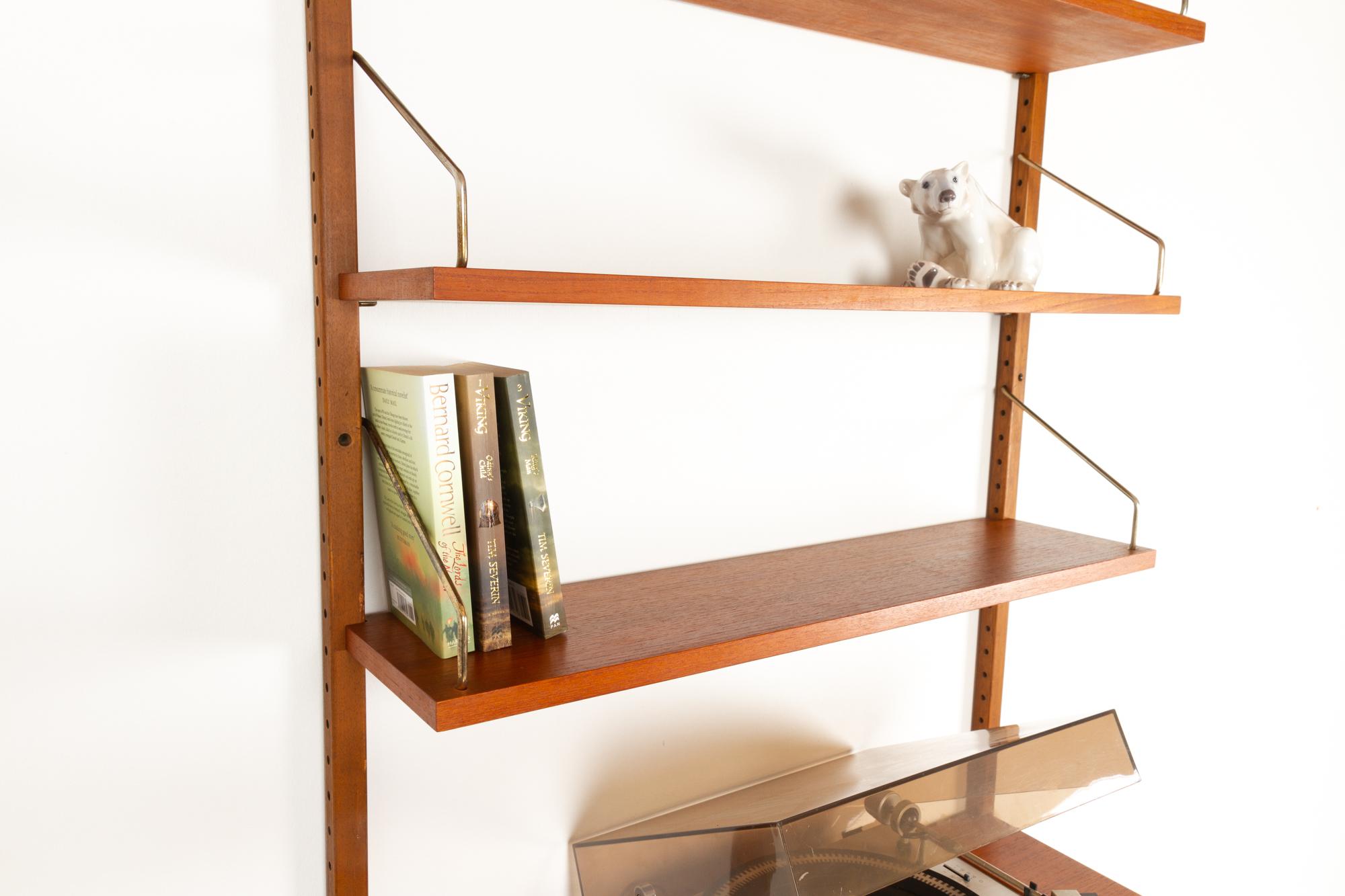 Vintage Danish Teak Wall Unit by Poul Cadovius, 1960s 7